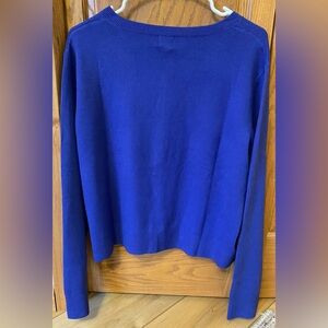 a new day Women's Cobalt Blue cardigan sweater
